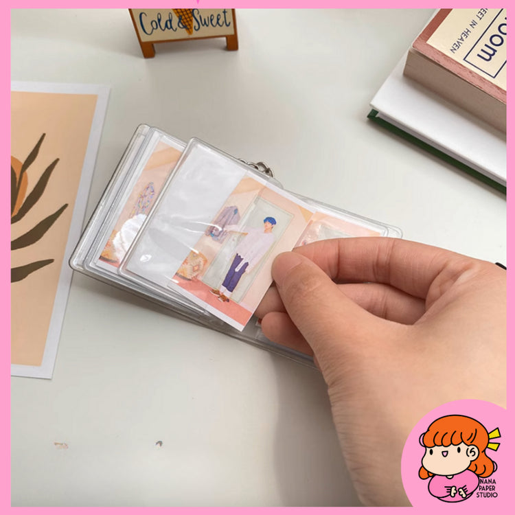 🇸🇬 Mini Photo Album Keychain DIY Photo Insert Gifts Giveaways Project