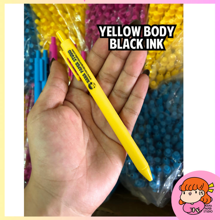 🇸🇬 Nana Paper Studio Ballpen Ball Point Black Ink 0.5 mm