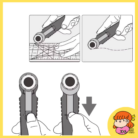 🇸🇬 Perforation Cutter for Paper Tickets Project Cardstock 18MM