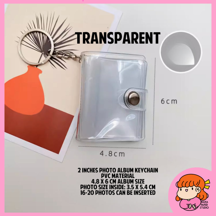 🇸🇬 Mini Photo Album Keychain DIY Photo Insert Gifts Giveaways Project