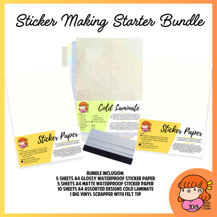 Sticker Making Starter Bundle - Nana Paper Studio