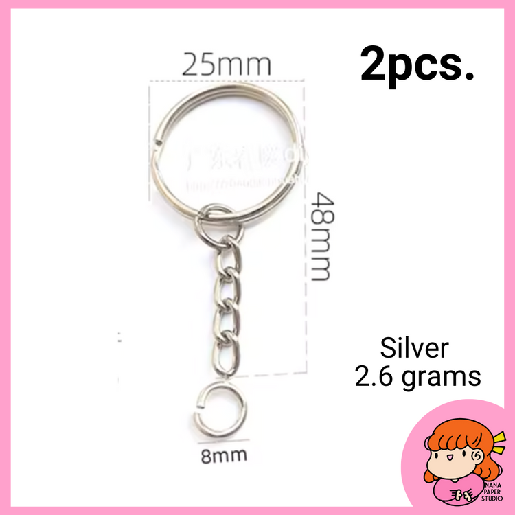 🇸🇬 Key Chain Split Key Rings for DIY Keychains Accessories Arts Crafts Jewelry Making 1 PC