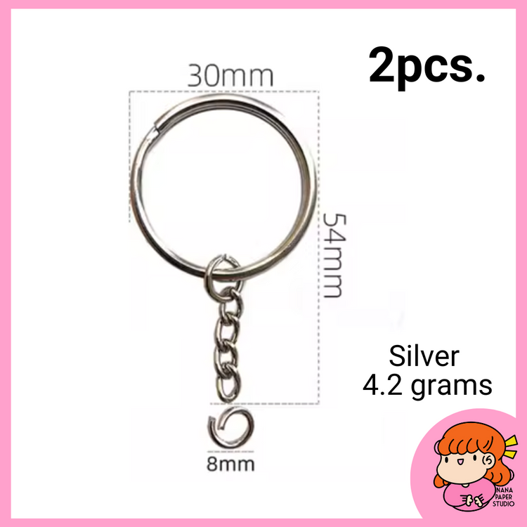 🇸🇬 Key Chain Split Key Rings for DIY Keychains Accessories Arts Crafts Jewelry Making 1 PC